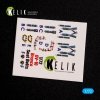KELIK K72081 OV-10D+ Bronco interior 3D decals for ICM kit 1/72
